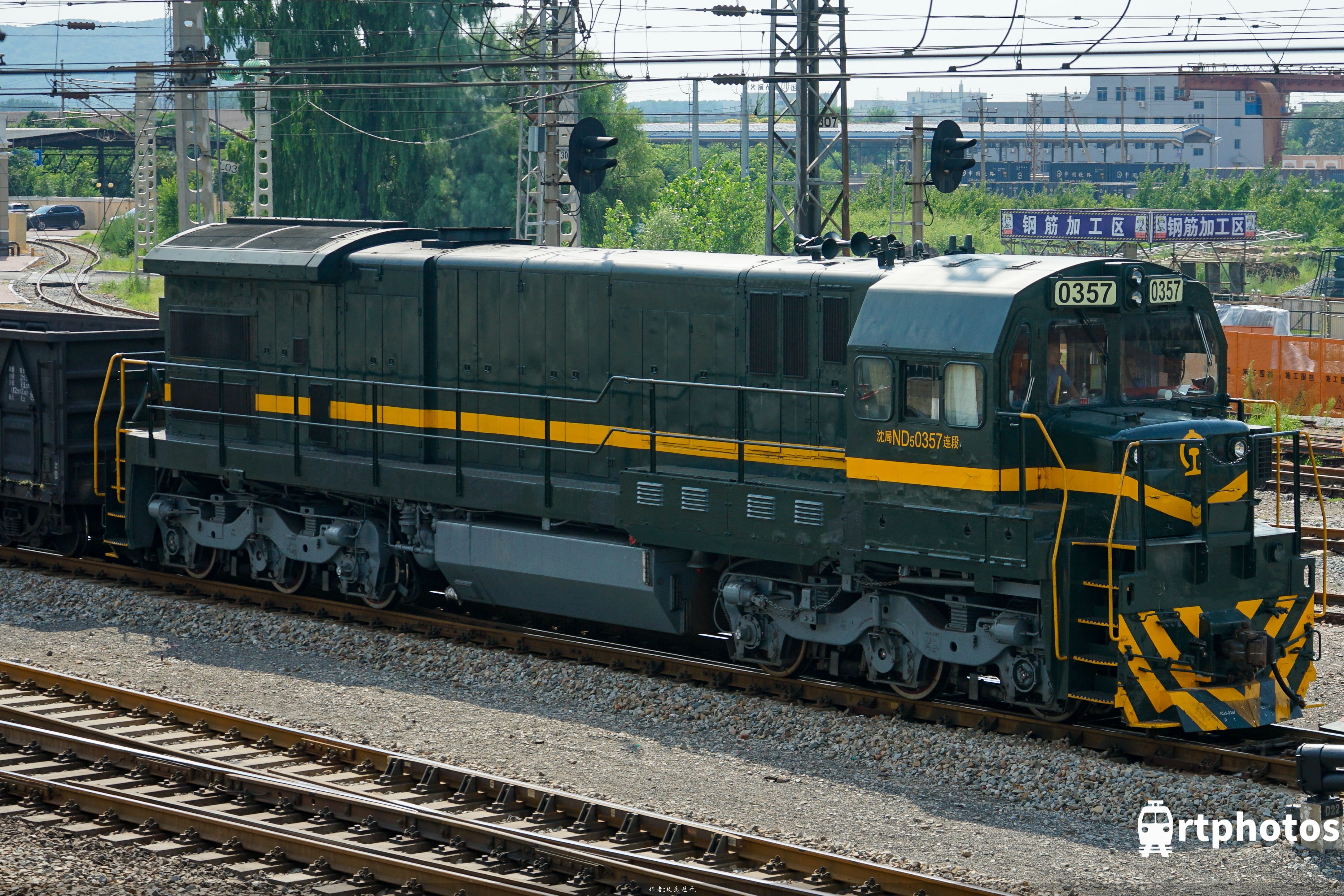 铁路摄影作品 - ND5站内调车中
