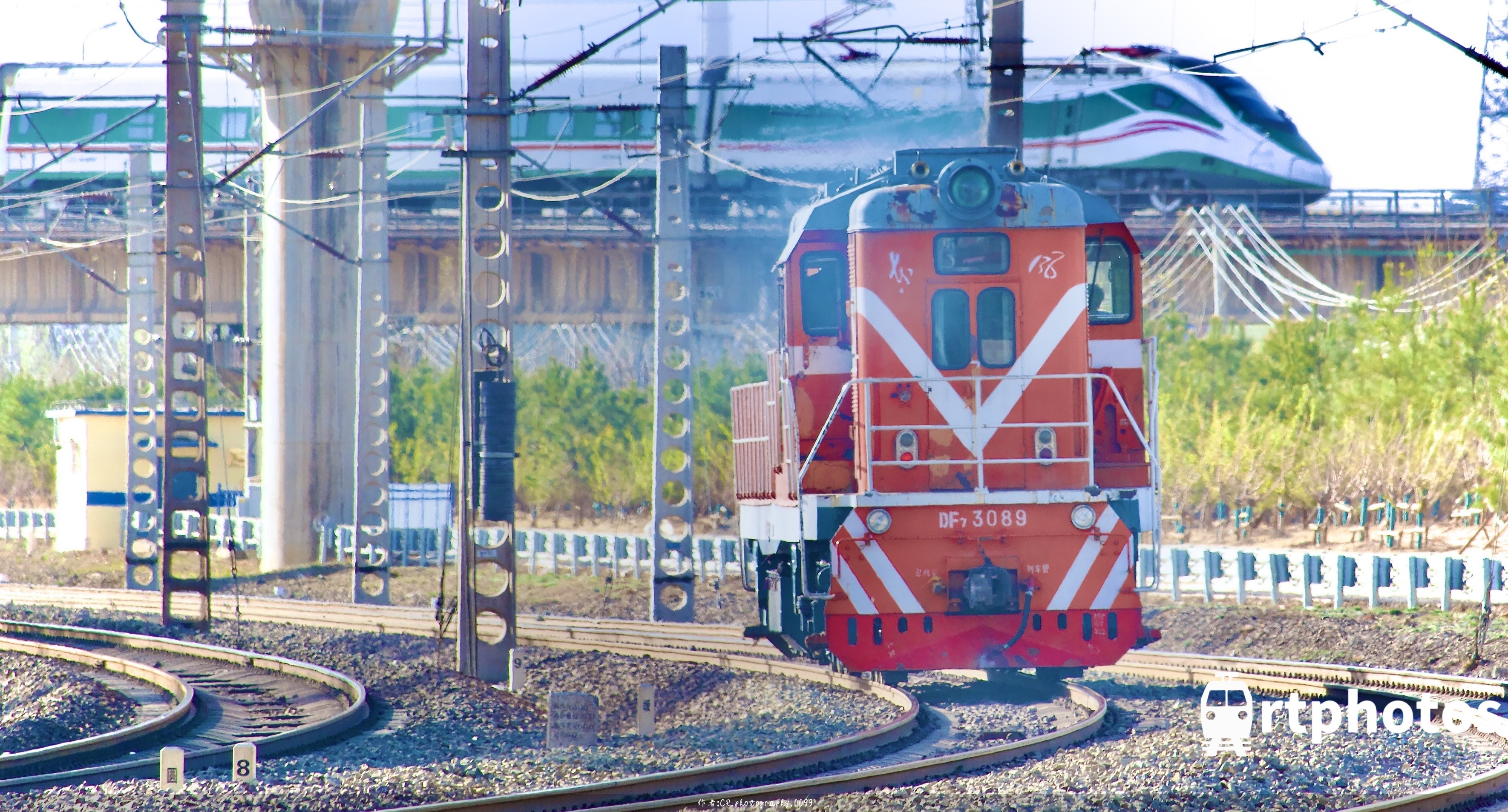 铁路摄影作品 - 春天的光