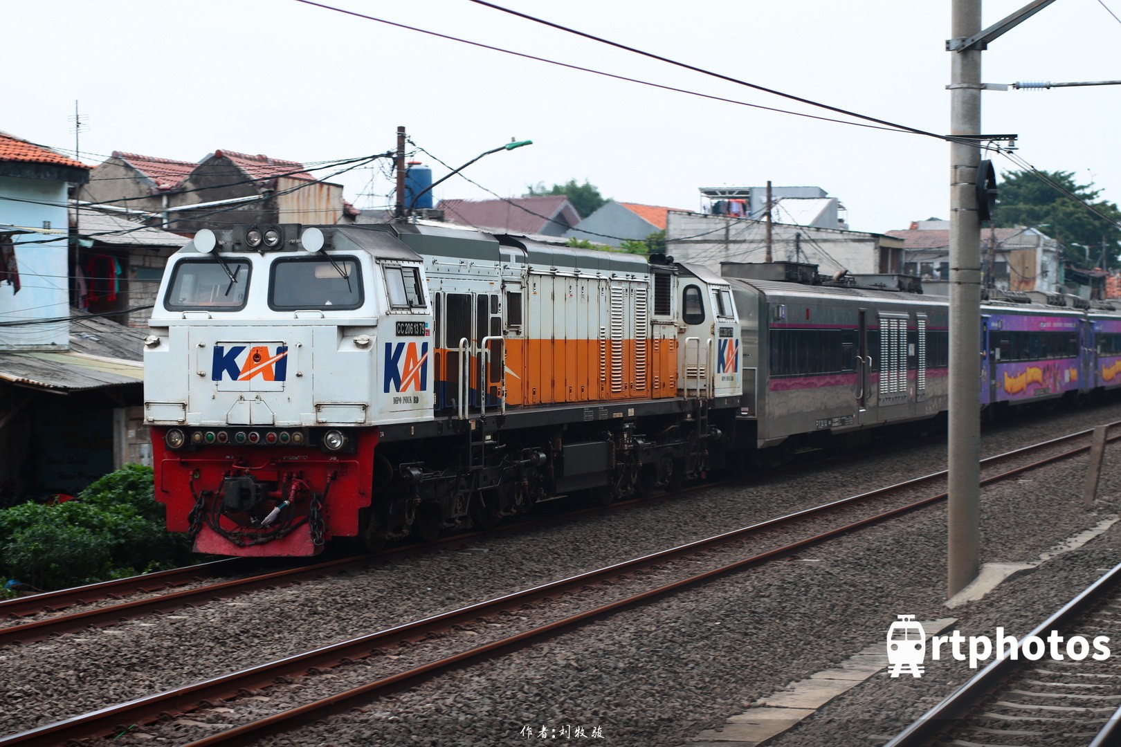 最新铁路摄影 - 达速跨站