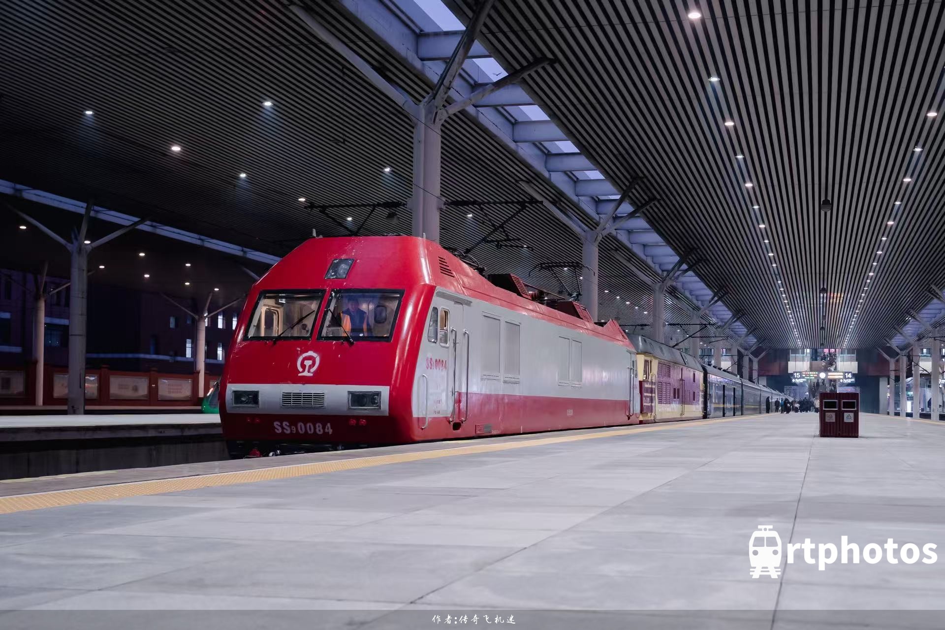 铁路摄影作品 - 夜