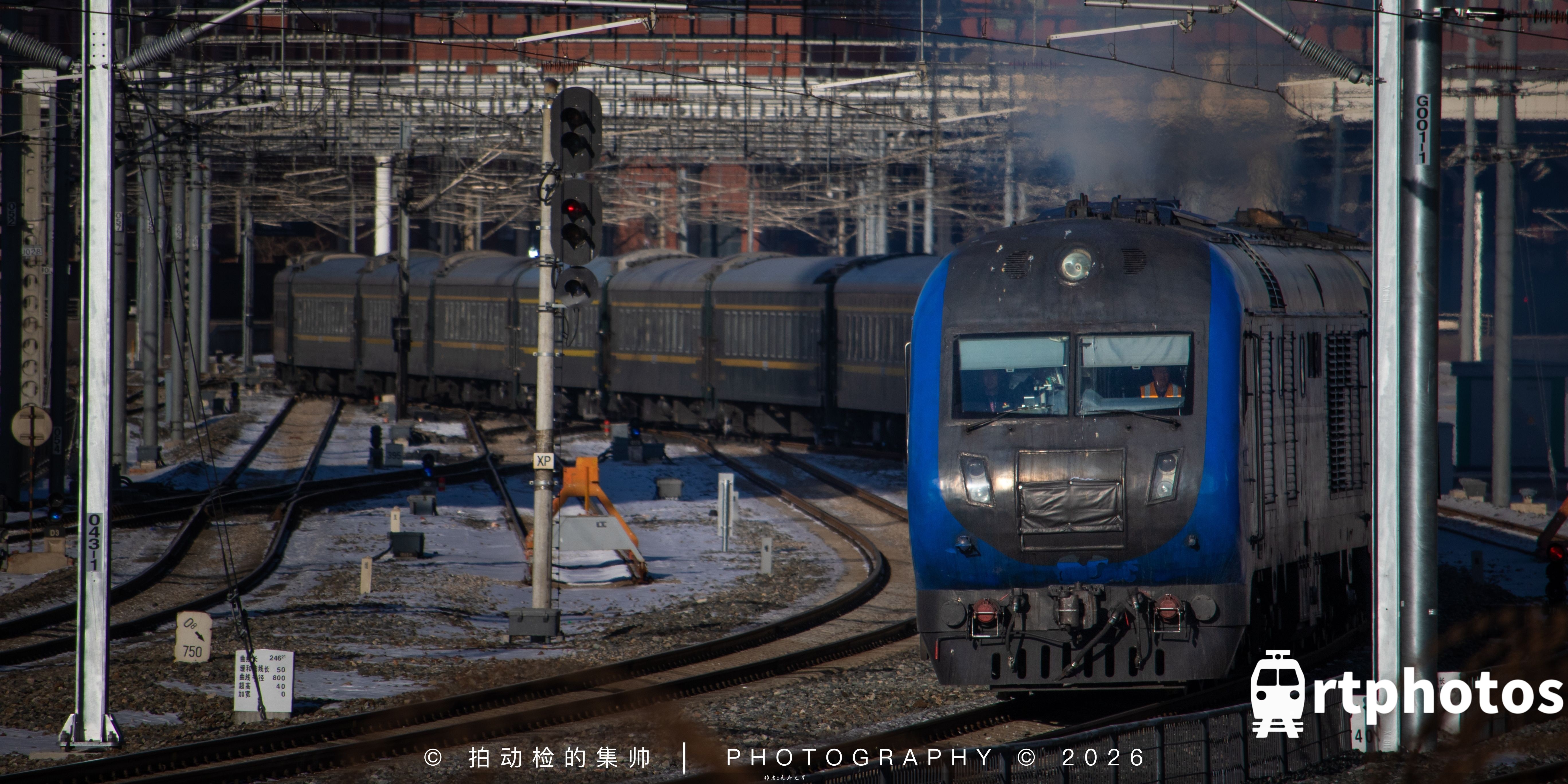 铁路摄影作品 - 调图前的最后一面